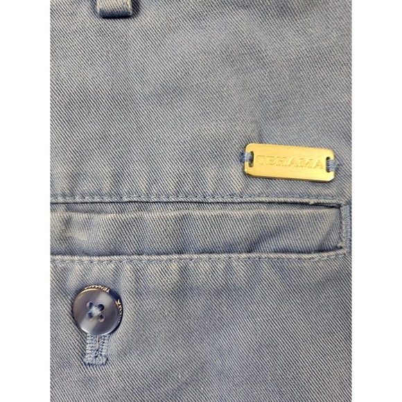 Tehama Mens Blue Bermuda Shorts Size 32 Casual 100% Cotton Khaki Chino - Picture 11 of 12